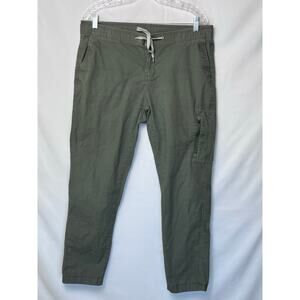 Vuori Women's Size 14 Green Elastic Waist Athleisure Hiking Walking Joggers